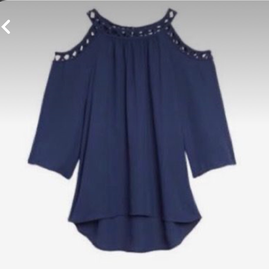 Daniel Rainn Cold Shoulder Top Like New Blouse Small